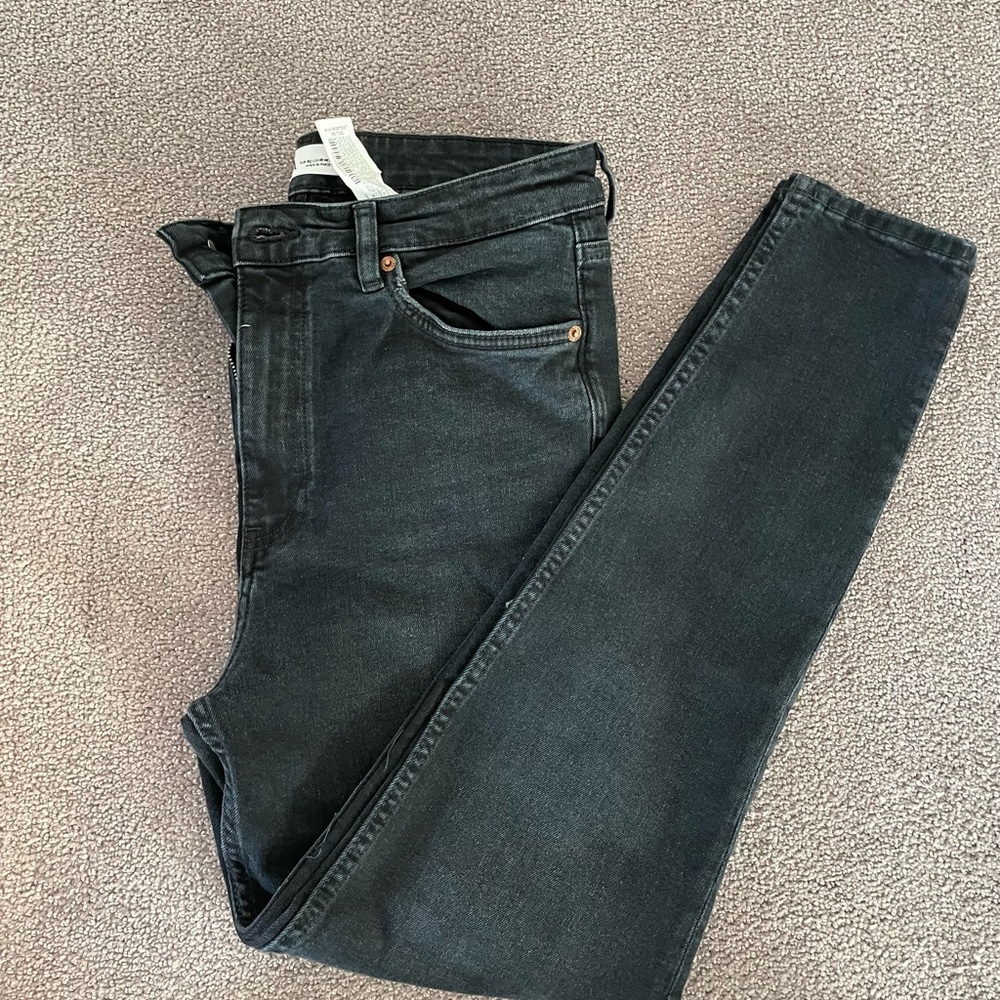 Zara size 10 black boot cut jeans